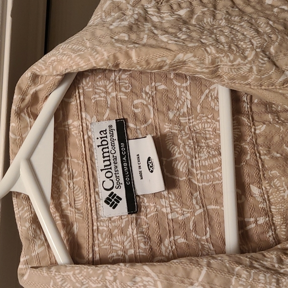 Columbia Floral Hawaiian Button Front Shirt Size XXL - Picture 2 of 2